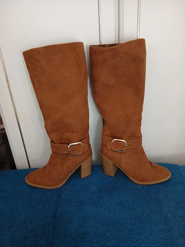 Primark tan brown suede