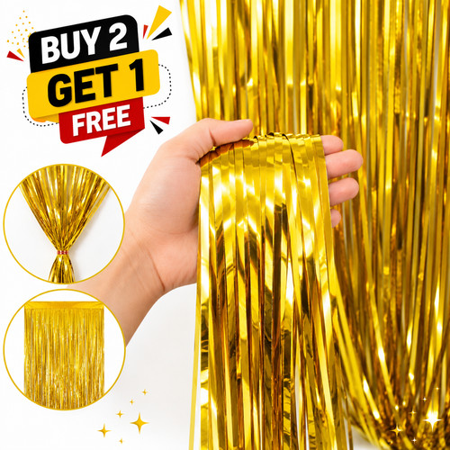 Foil fringe tinsel - foil,