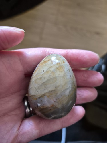 Polychrome jasper egg - polychrome,