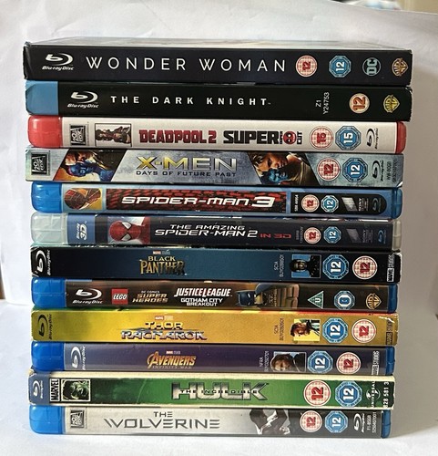 Blu rays mixed - blu-rays, marvel