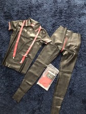Regulation London Mens XSmall Full Rubber Latex skin Bundle Fetish Gay Interest.