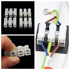100Pcs 3 Way CH-3 Cable Clamp Terminal Block Spring Wire Quick Splice Connectors