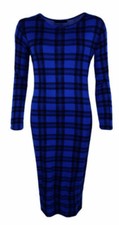 WOMENS LADIES LONG SLEEVE MIDI