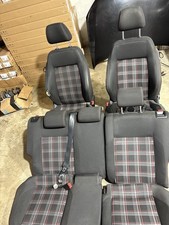 VOLKSWAGEN POLO 6C GTI 5 DOOR 14-17 SET OF SEATS CLOTH STYLE SEAT -