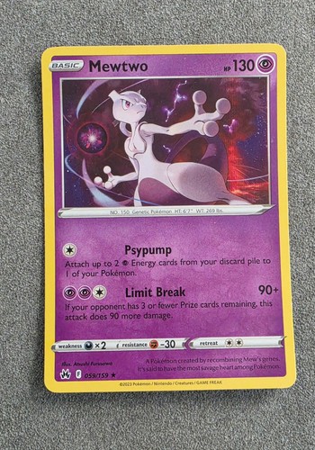 Pokemon mewtwo 059 159 - mewtwo, 059/159