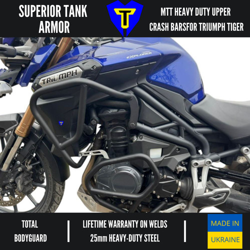 Upper crash bars tank - upper,
