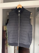 M&S Autograph Men’s Quilted Black Gilet Size M 