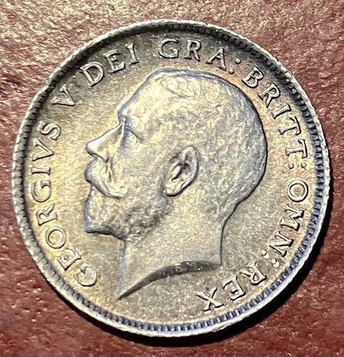George 1911 sixpence aunc - george, sixpence.aunc