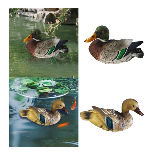 Floating duck pond decor - duck,
