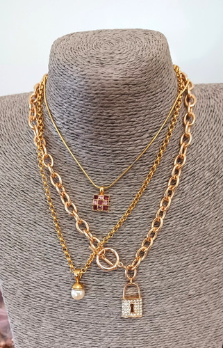 Necklaces gold tone job - gold,