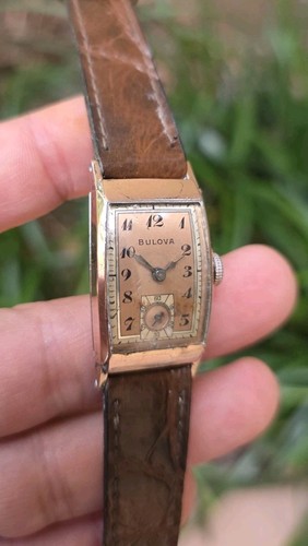Vintage bulova lincoln 7ap art - lincoln,