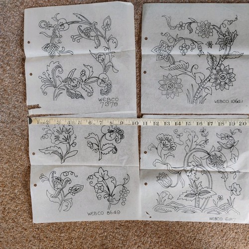 Vtg floral embroidery - vtg,