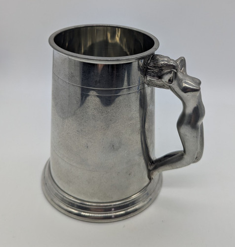 Pewter beer tankard mug - pewter,