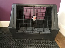 Ferplast Atlas Scenic Car Transport Box 80 - Black - Dog Crate