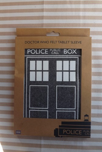 Doctor who tardis felt tablet - who,