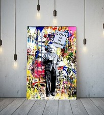 Banksy einstein love answer - einstein, is