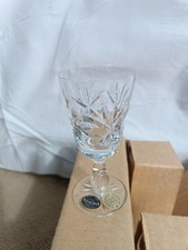 6 x Vintage Bohemia Crystal