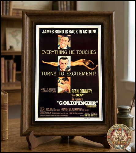 Goldfinger repro poster - /,