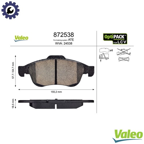 Brake pad set disc - set,