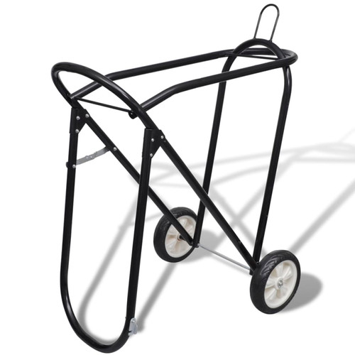 Saddle rack black steel - saddle,