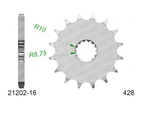 428 tooth step sprocket - 428,