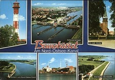 Brunsbuettel Lighthouse North Baltic Sea Canal Beach Hall Ev luth Church Locks