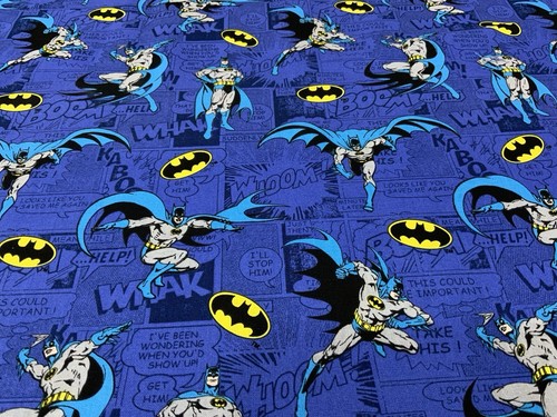 Batman fabric blue - batman, fabric,blue,