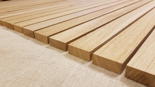 Oak timber solid wood slats - timber,