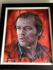 Zinsky, Original, Acrylic On Canvas, ‘ Jack Torrance’ - Shining Signed