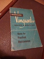 Standard Vanguard 111 Saloon and Estate Car Instruction Book
