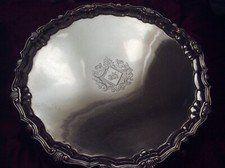 Antique Sterling Silver Salver