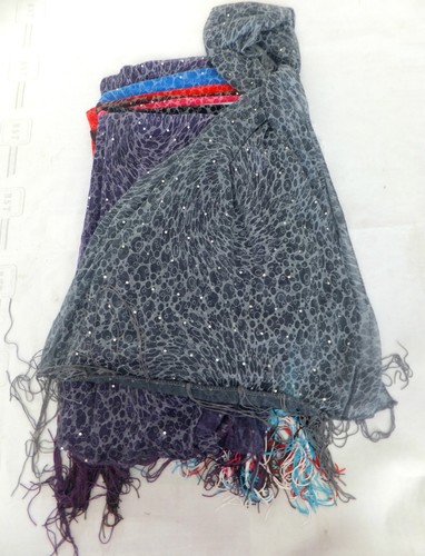 Scarf hijab with diamante dots - with,