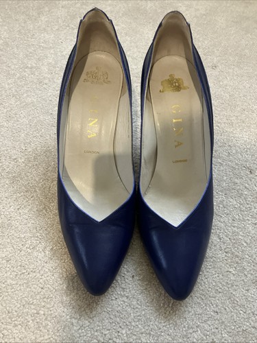 Gina oyster blue satin - satin, shoes