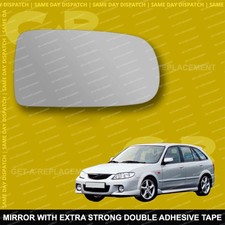 For Mazda 323F wing mirror glass 98-03 Right Driver side Spherical