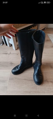 Black knee high boots - boots, size