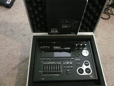 Roland TD30 Module with Flight Case Plus Extras