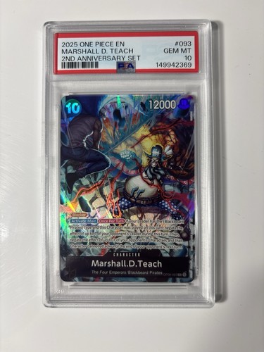 Psa gem mint - marshall, d