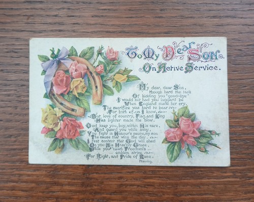 Vintage postcard from a - vintage,