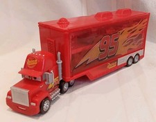Mattel Disney And Pixar Cars Mack Hauler Transporter + 17 Cars VGC