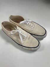 Wakouwa by Anatomica Ecru Cotton Canvas Oxford Trainers  US7.5 /EU40.5 /JP25.5