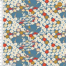 Japan Cotton Fabric Sakura