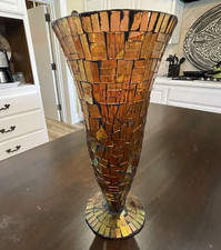 Vintage red mosaic stained - vintage,