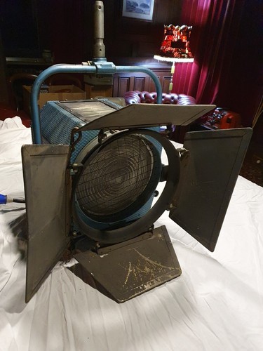 Vintage theatre lamp upcycle - lamp,