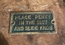 Rare Victorian Brass Toilet