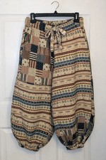 POL Boho Patchwork Harem Pants