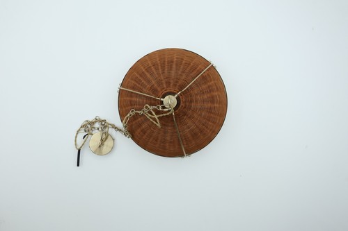 Home brown woven - brown,