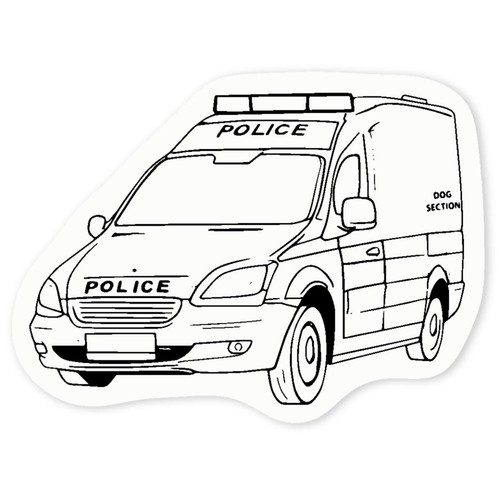 Police dog van - van', vinyl