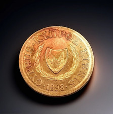 CYPRUS 2 Cents Coin Type 1