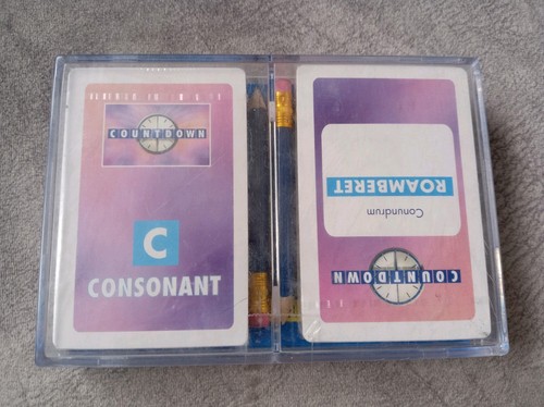 Countdown card game - card, new