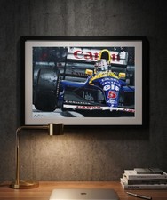 NIGEL MANSELL F1 A3 print from